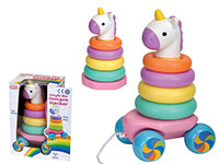 URSULA THE UNICORN PULL ALONG STACKER