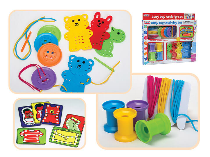 Preschool Toys - Busy Day Activity Set