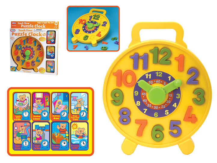 Preschool Toys - Puzzle Clock