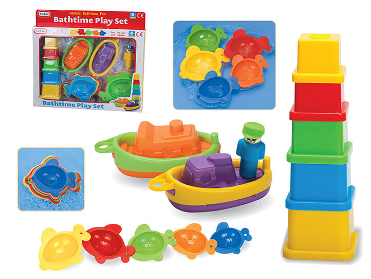 Bath Toys - Bath Time Play Set