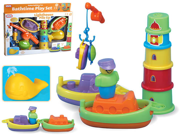 Bath Toys - Bathtime Lighthouse Set